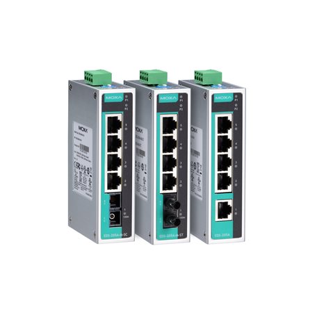 سوئیچ شبکه صنعتی موگزا 5 پورت EDS-205A