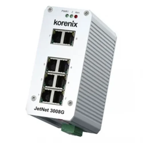 سوئیچ شبکه صنعتی کرنیکس 8 پورت JetNet 3008G