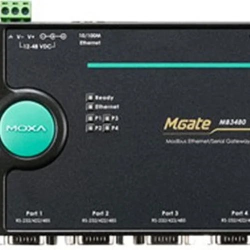 مبدل صنعتی سریال به اترنت موگزا MGate MB3480