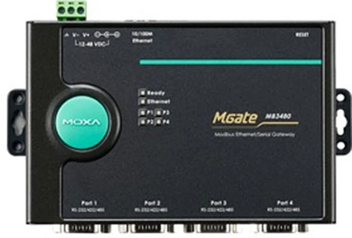 مبدل صنعتی سریال به اترنت موگزا MGate MB3480